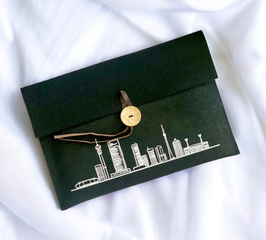Slim Laptop Sleeves with City Print  or Custom Print
